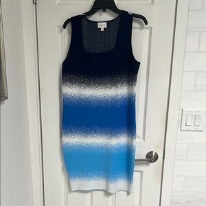Milly Blue knit dress size XL